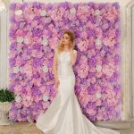 Panneau mural fleurs artificielles décoratif