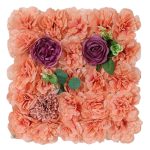 Panneau floral artificiel pour ambiance chaleureuse