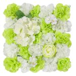 Art mural avec fleurs artificielles naturelles