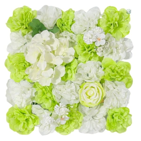 Art mural avec fleurs artificielles naturelles