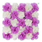 Panneau de décoration avec fleurs artificielles