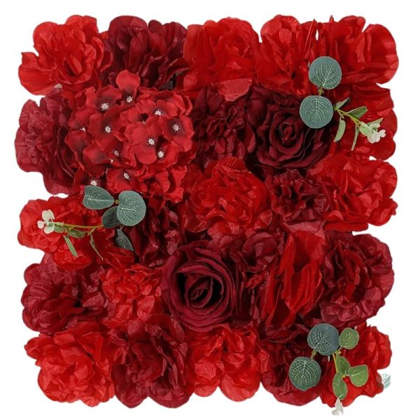 Art mural avec fleurs artificielles vibrantes