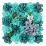 Panneau décoratif de fleurs artificielles pour salon