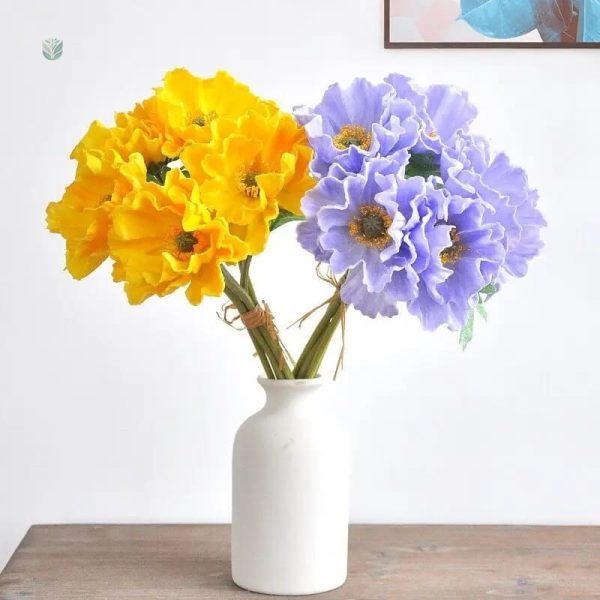 Pavots artificiels : solution florale sans entretien