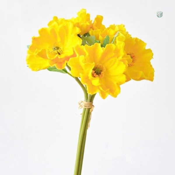 Bouquet de pavots artificiels en différentes couleurs