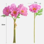 Pavots artificiels pour un décor printanier