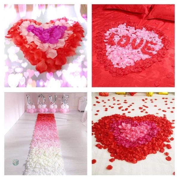 Roses artificielles - 300 pétales pour événements
