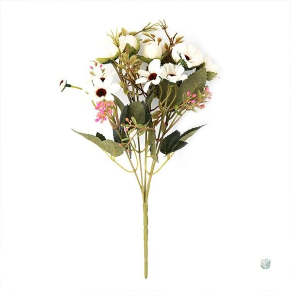 Fleurs synthétiques en petit format pour décoration intérieure