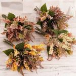 Bouquet minimaliste de fleurs séchées artisanales