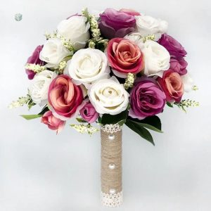 Bouquet de fleurs pour célébration de mariage civil