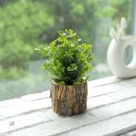 Plante décorative en plastique, entretien nul et durable