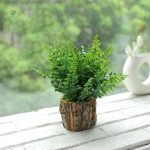 Petite plante artificielle, accessoire de décoration tendance