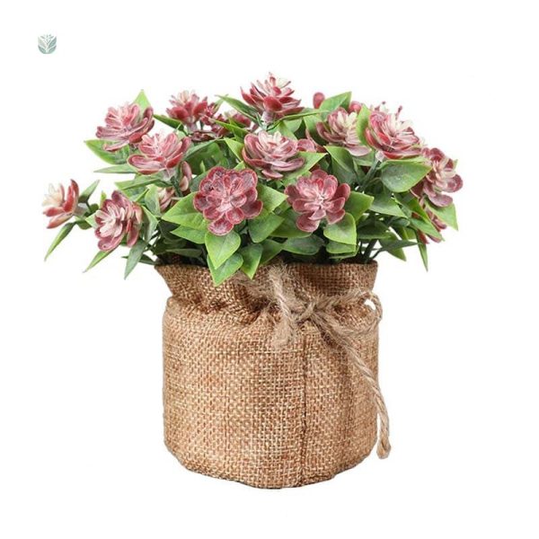 Fleur décorative en tissu pour un style moderne