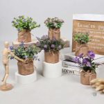 Accessoire floral artificiel pour embellir les pièces