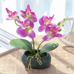 Faux orchidée, parfaite pour un cadeau ou une décoration de table