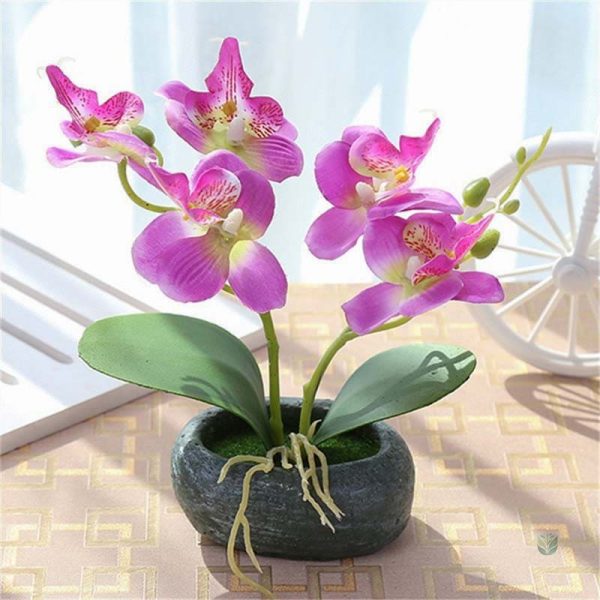 Faux orchidée, parfaite pour un cadeau ou une décoration de table