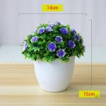 Plante décorative en pot, design moderne et élégant
