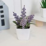 Accessoire décoratif floral en pot pour la maison