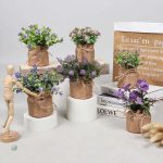Fleurs en pot, une touche de nature artificielle à domicile