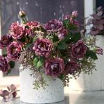 Pivoine artificielle de luxe pour décoration intérieure