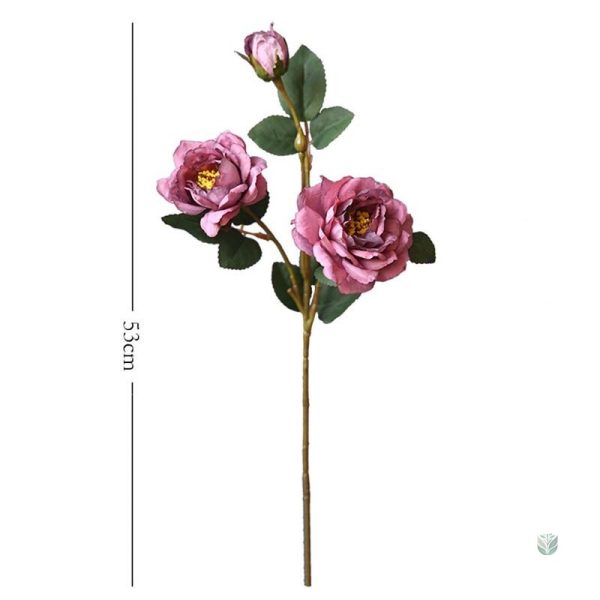 Fleur artificielle pivoine, accessoire de décoration tendance