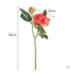 Pivoine en tissu, parfait pour une ambiance nostalgique