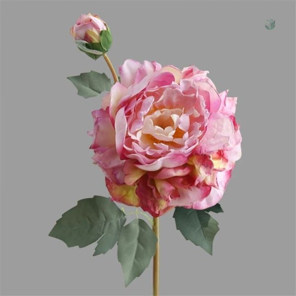 Arrangement floral en pivoines artificielles