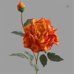 Pivoines artificielles avec feuillage réaliste