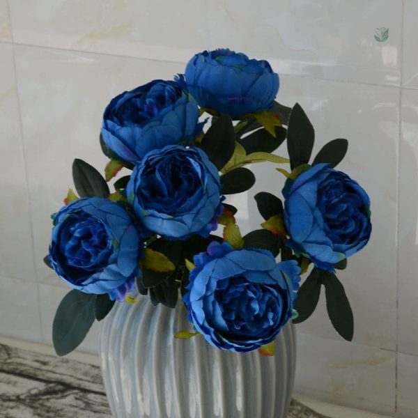 Bouquet de pivoines artificielles pour décoration intérieure