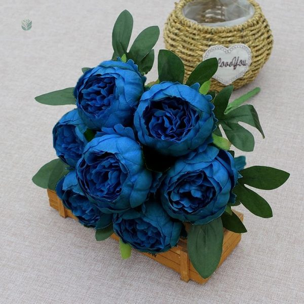 Pivoines artificielles colorées pour arrangements floraux