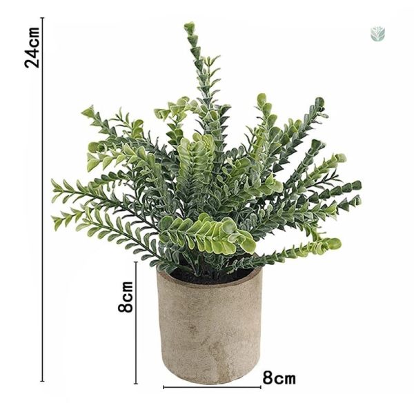 Plante artificielle en pot décorative - vue 2