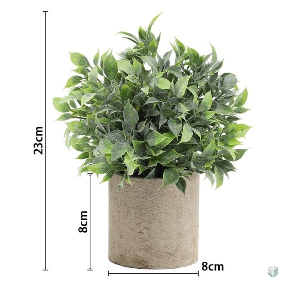 Plante artificielle en pot décorative - vue 3