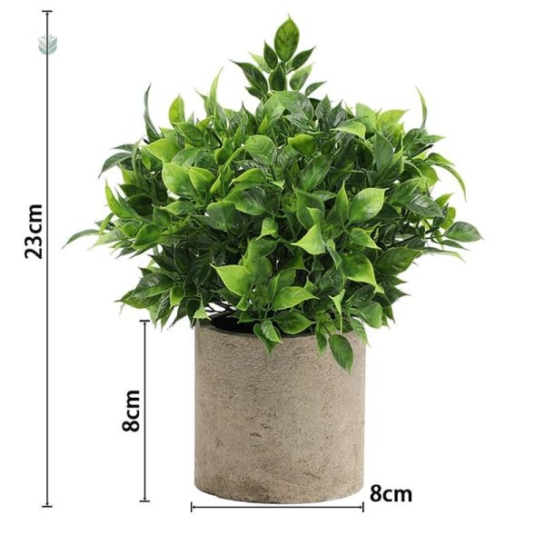 Plante artificielle en pot décorative - vue 4