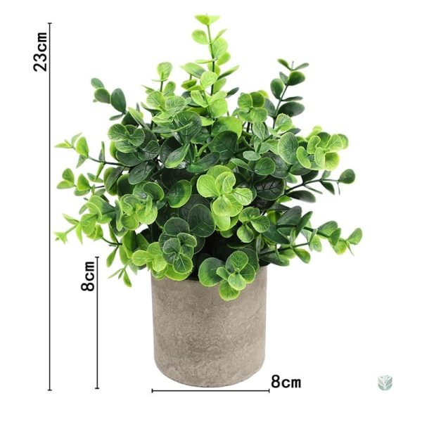 Plante artificielle en pot décorative - vue 7