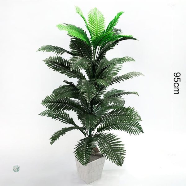Grande plante en textile, accessoire déco contemporain