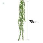 Plante verte artificielle en pot pour décoration suspendue