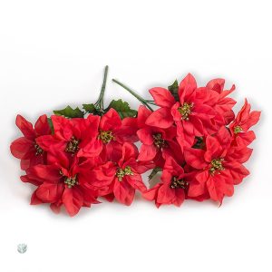 Fleurs artificielles Poinsettia pour une décoration élégante