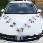 Fleur de mariage pour décoration de voiture