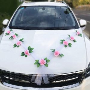 Fleur de mariage pour décoration de voiture