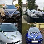 Fleur décorative pour célébration de mariage automobile