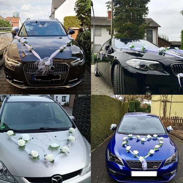 Fleur décorative pour célébration de mariage automobile