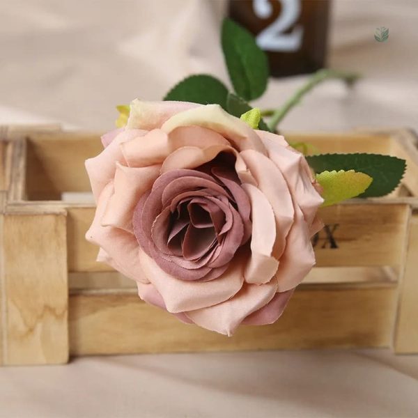 Rose artificielle à bas prix pour décoration extérieure