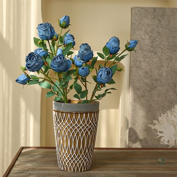 Roses artificielles au style romantique