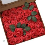 Roses artificielles en mousse