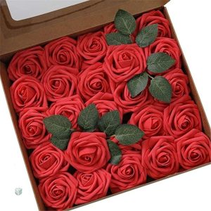 Roses artificielles en mousse