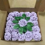 Bouquet de roses artificielles, style raffiné