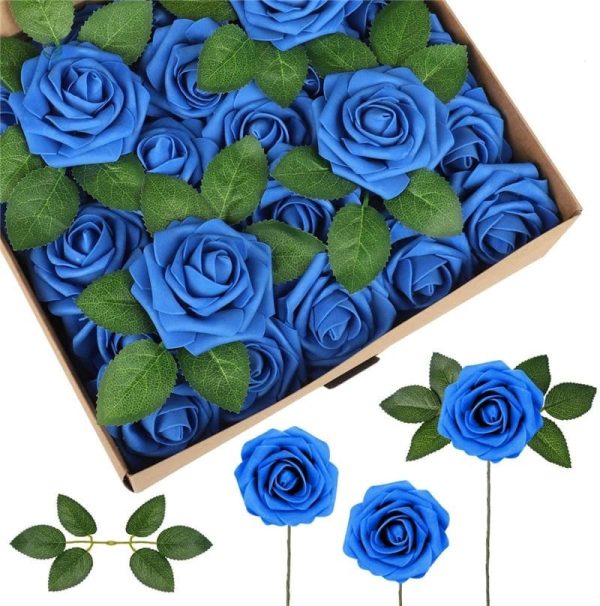 Bouquet de roses artificielles en mousse