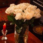 Roses artificielles en velours doux