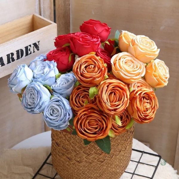 Roses artificielles pour mariage élégantes et réalistes