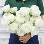 Roses artificielles pour accessoires de mariage et décoration